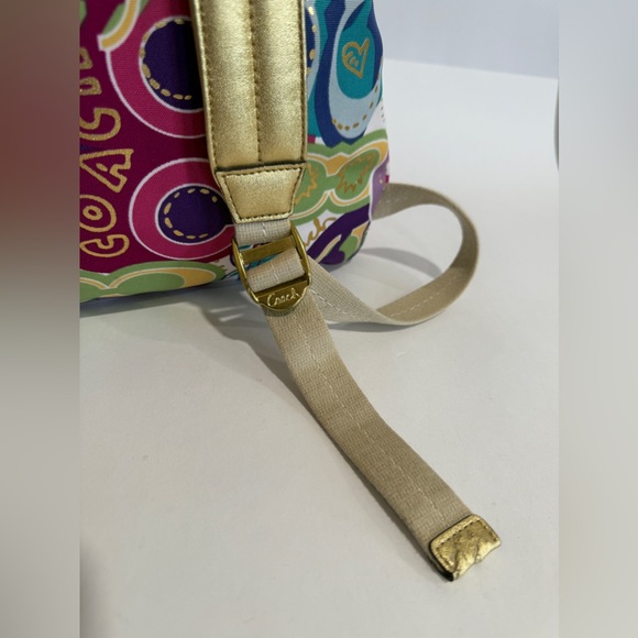 Coach Multicolor Patterned Backpack - Picture 8 of 16